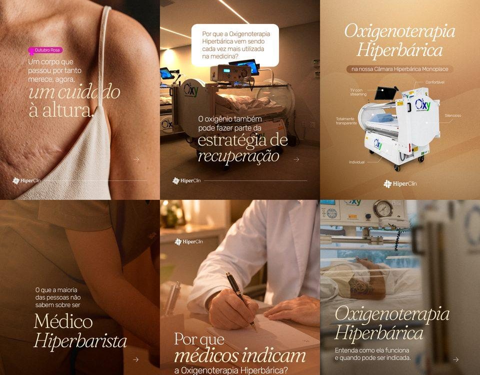 Capa do projeto de social media: Clínica de Recuperação